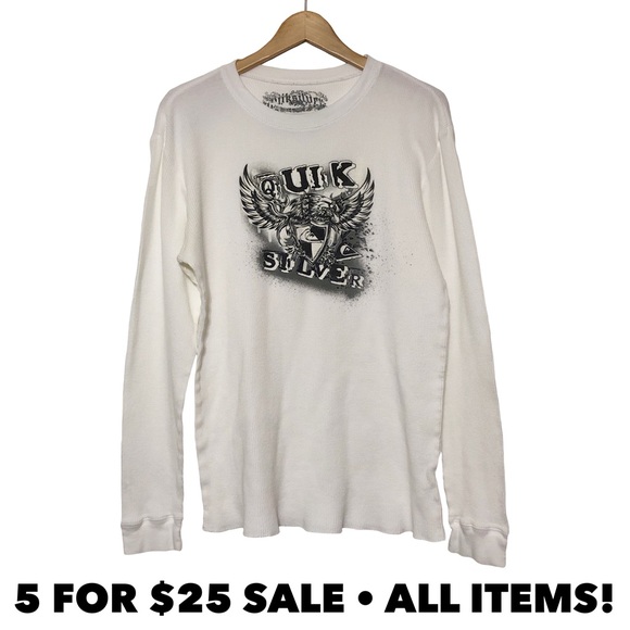 Quiksilver Other - Quiksilver Printed Thermal Shirt